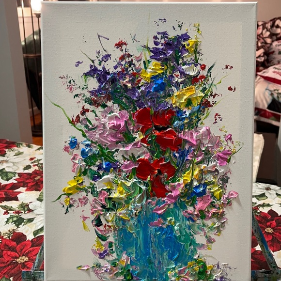 Other - “FLORAL SURPRISE” ORIGINAL ACRYLIC PAINTING